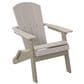 Amish Country Folding Adirondack Chair in Sand and Weatherwood, , large