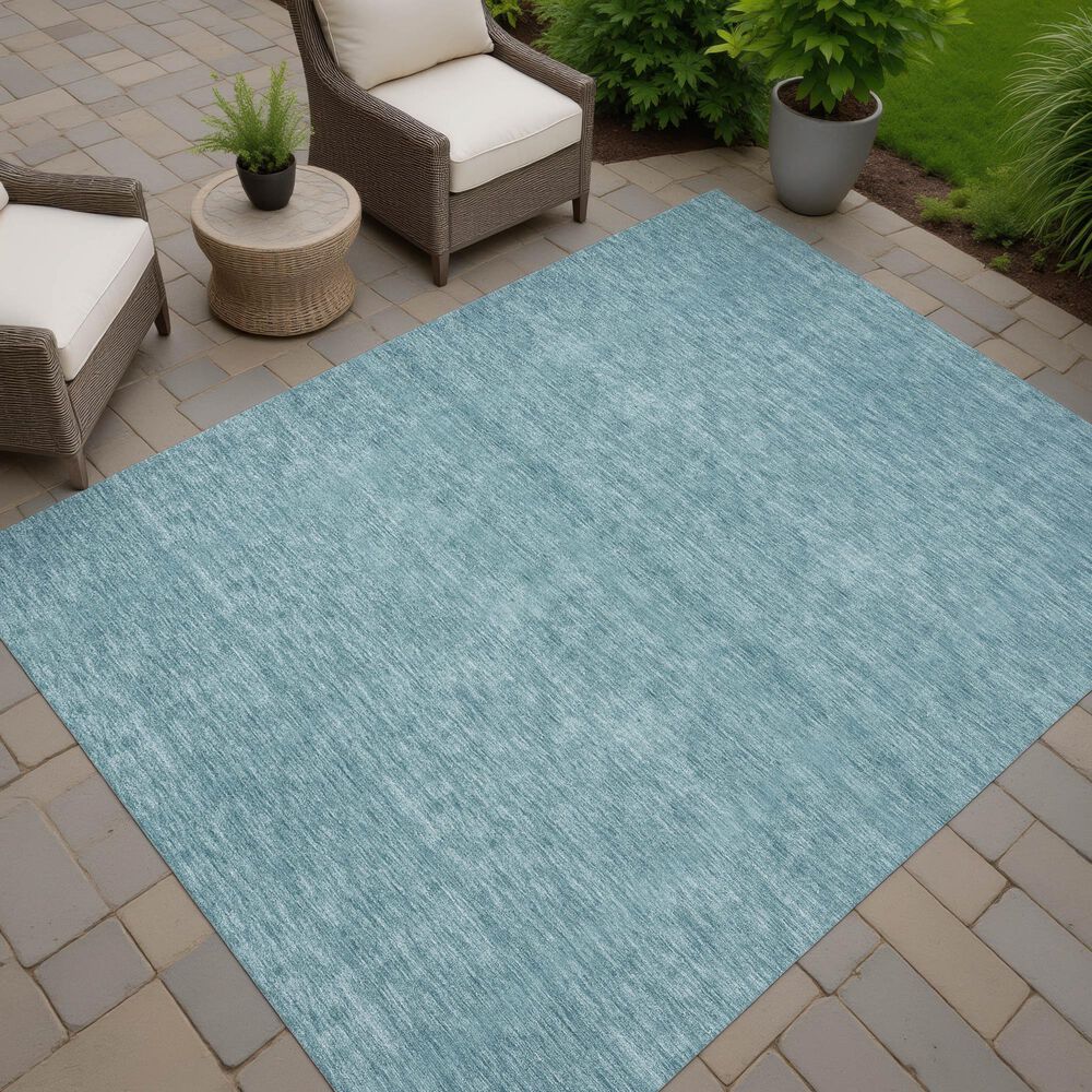 Dalyn Rug Company Soft Essentials Solid Teal 8' x 10' Area Rug, , large