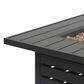 Noble House Rene Square Liquid Propane Fire Pit in Black, , large