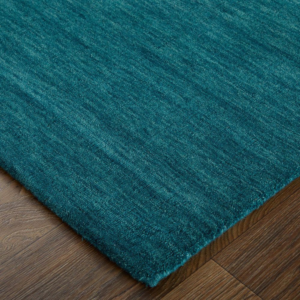 Feizy Luna 3&#39;6&quot; x 5&#39;6&quot; Teal Area Rug, , large