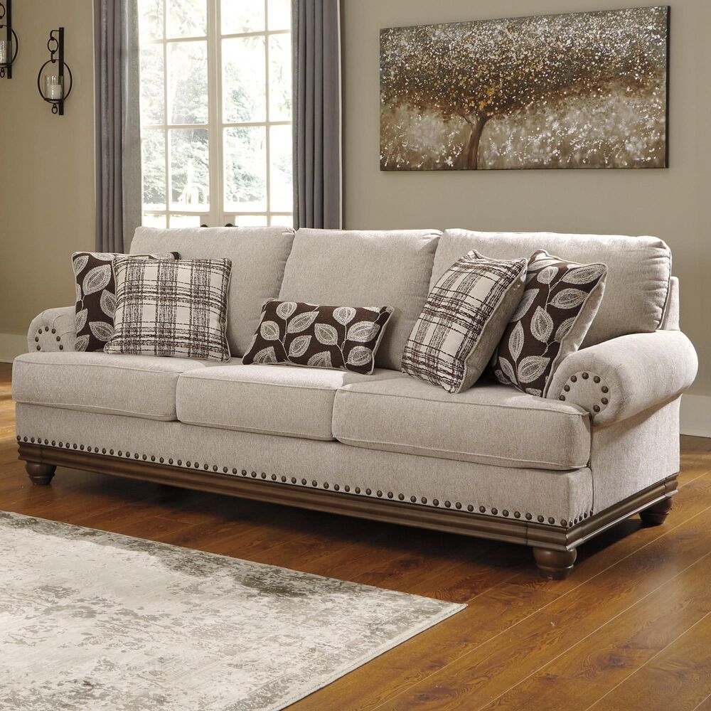 Ashley Harleson Stationary Sofa in Wheat, , large
