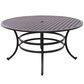 World Source Castle Rock 7-Piece Dining Set in Black, , large