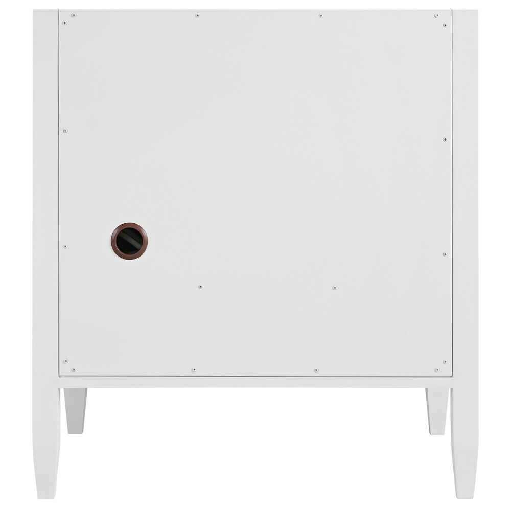James Martin Myrrin 30" Single Bathroom Vanity in Bright White with 3 cm Charcoal Soapstone Silestone Top and Rectangular Sink, , large
