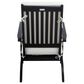 Safavieh Piscataway Patio Lounge Chair in Black, , large