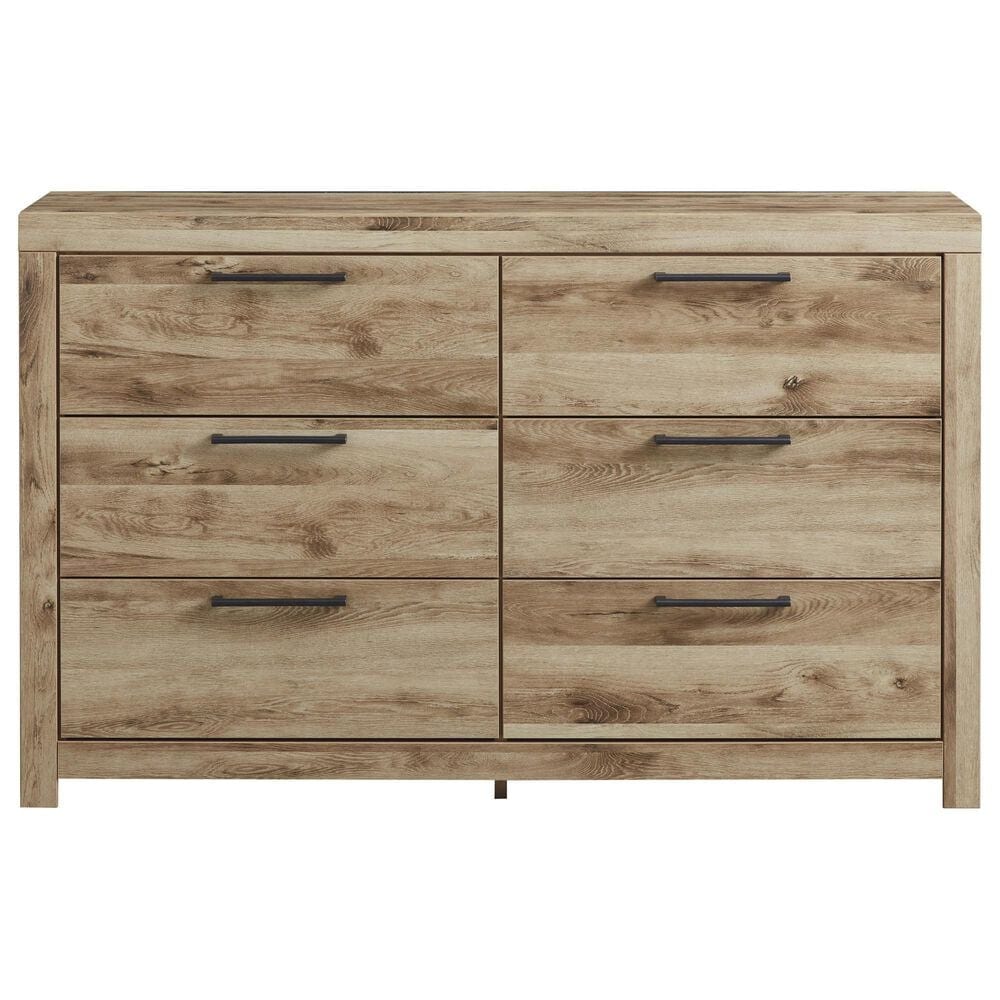 Ashley Hyanna Dresser and Mirror in Tan, , large
