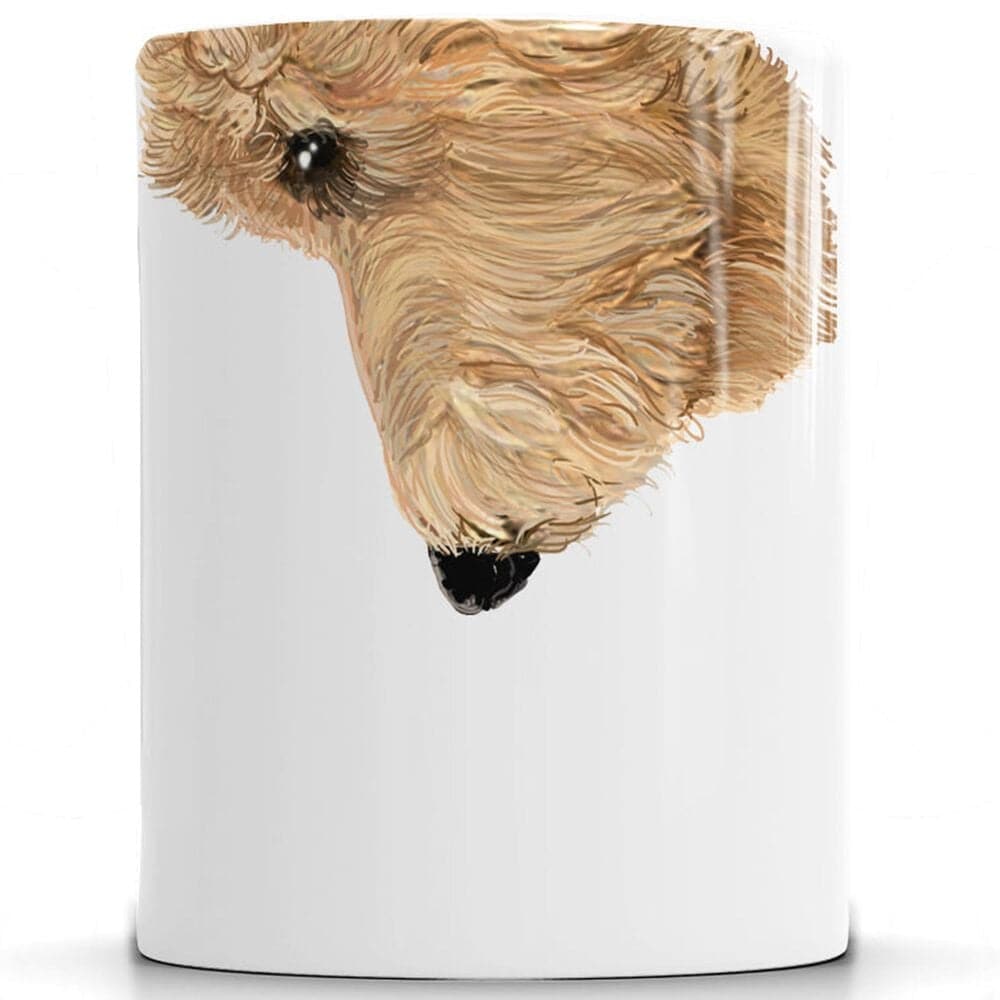American Brand Studio 15 Oz Golden Doodle Snout Mug in White, , large