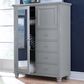 Riva Ridge Cambridge 4-Drawer Chiffarobe in Grey, , large