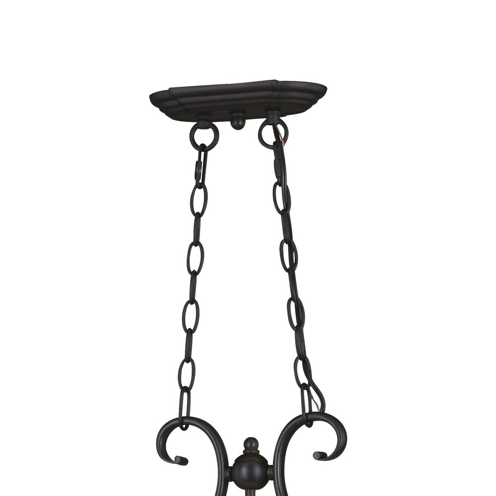 Vaxcel Monrovia 3-Light Linear Chandelier in Oil Rubbed Bronze, , large