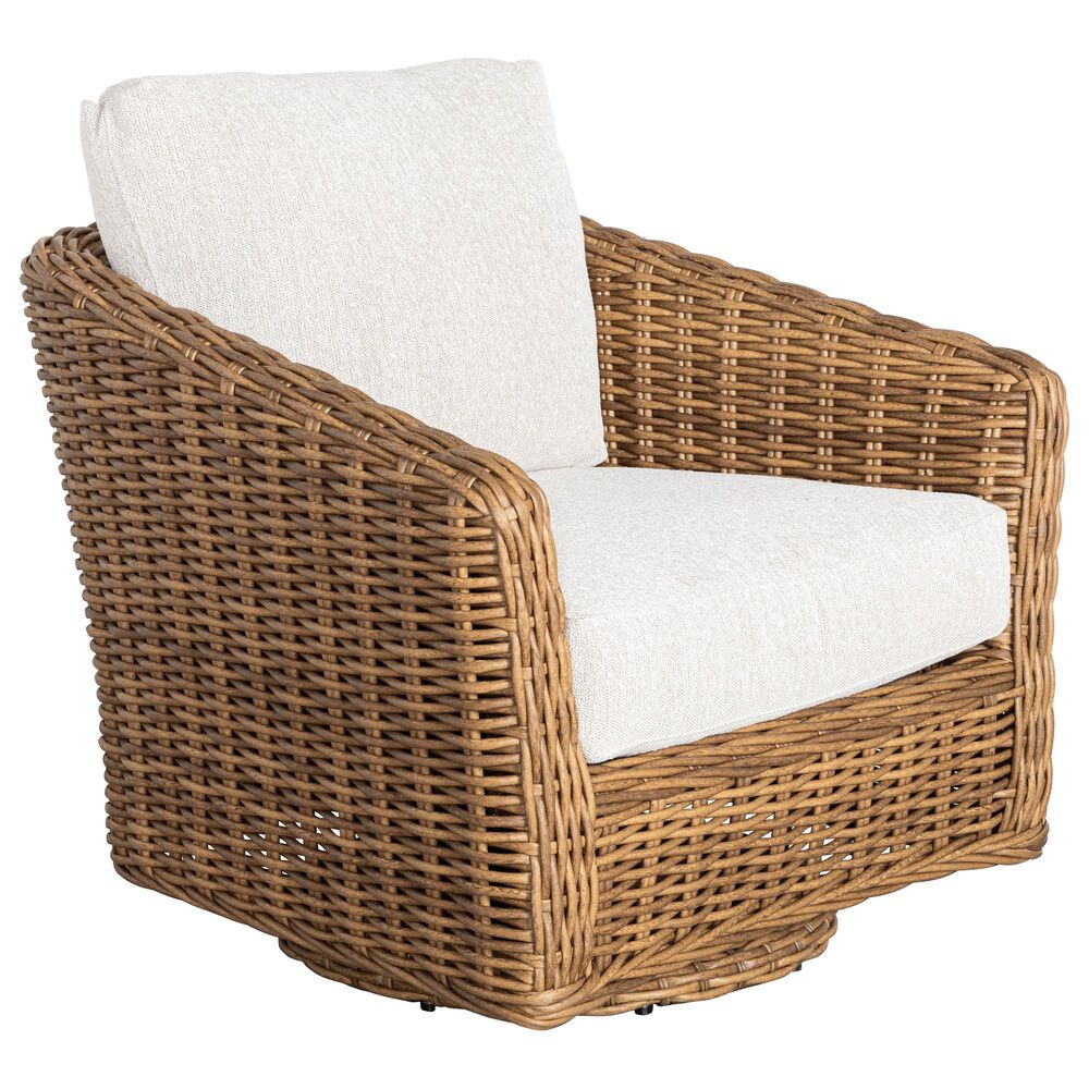 Venture Tamandayu Swivel Glider Lounge Chair in Verse Moon, , large