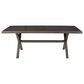 Steve Silver Co. Marina 80" Rectangular Patio Dining Table in Dark Walnut, , large