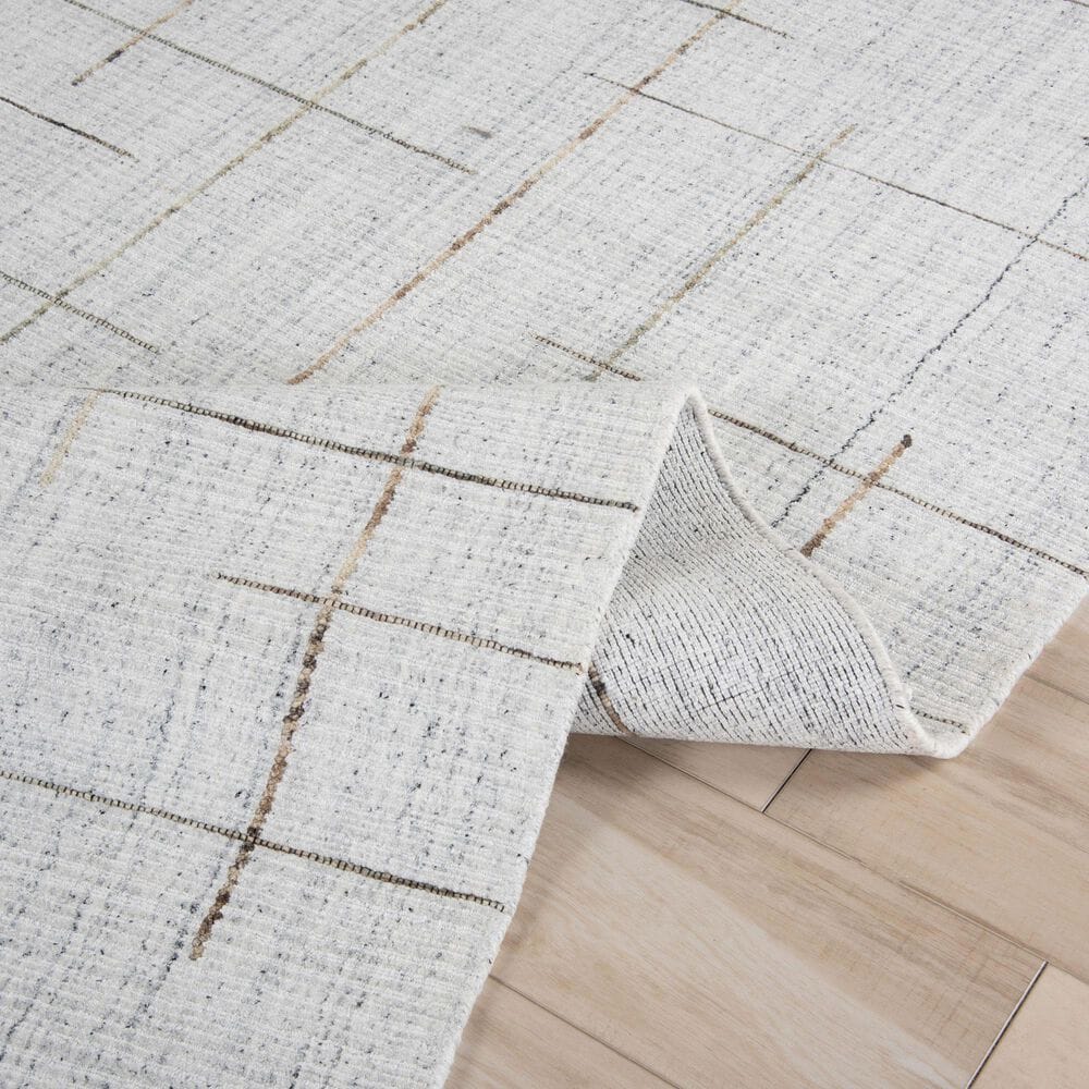 RIZZY Kiki Ivory, Beige and Charcoal 4' x 6' Area Rug, , large