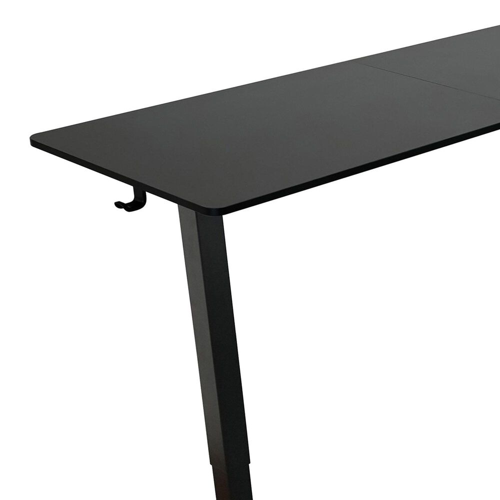 Rta Products Llc Polaris L-Shaped Electric Standing Desk with Spacious Desktop in Black, , large