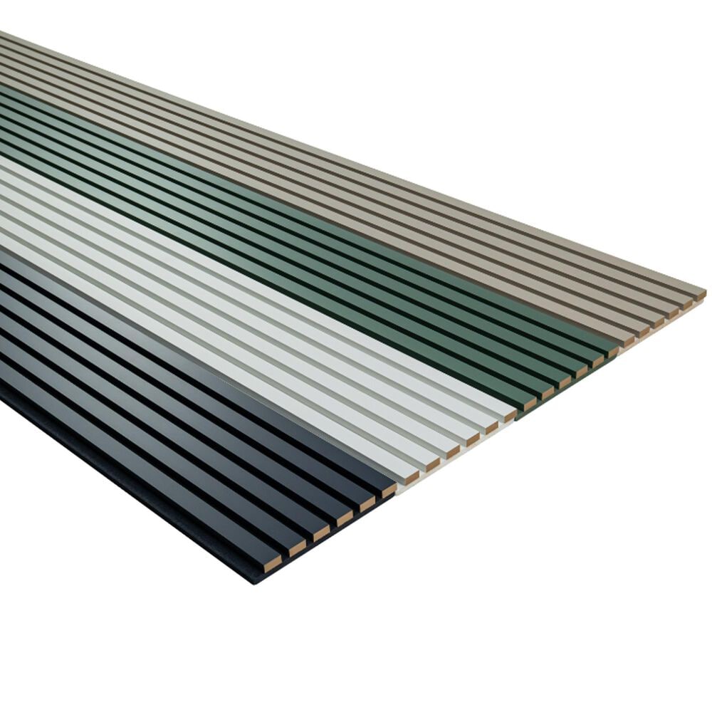 MS International Jade 9.5" x 94.5" Acoustic Wall Slat Panels, , large