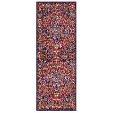 Surya Harput HAP-1009 2"7" x 12" Garnet, Blue and Saffron Runner, , large