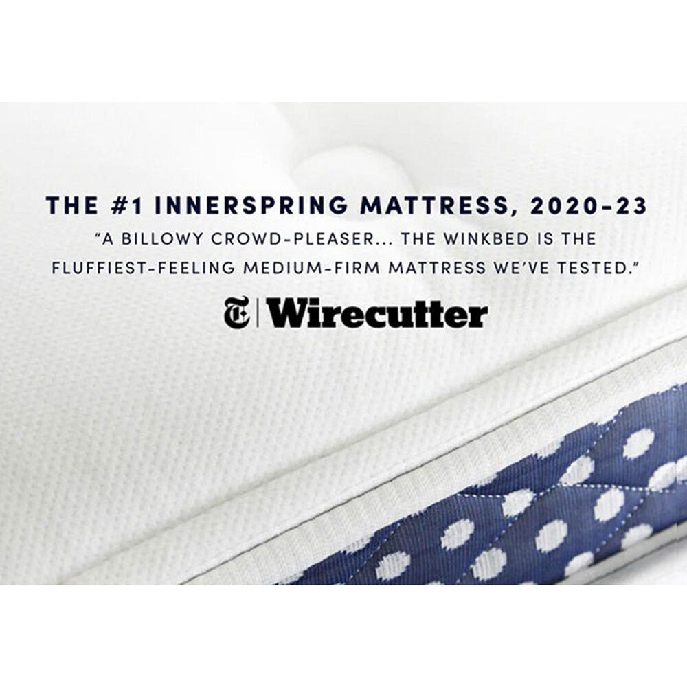 Hearth and Haven WinkBeds Firm Euro Top Twin Mattress, , large