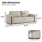 Lifestyle Solutions Riles Stationary Storage Sofa in Beige, , large