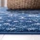 Safavieh Tulum 2" x 8" Blue and Ivory Runner, , large