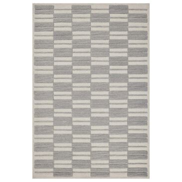 Chris Loves Julia x Loloi Bradley 2"3" x 3"9" Ivory and Grey Area Rug, , large