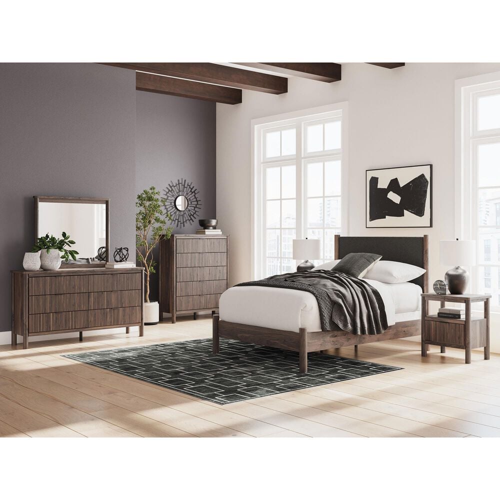Ashley Pamytta Bedroom Mirror in Rich Brown, , large