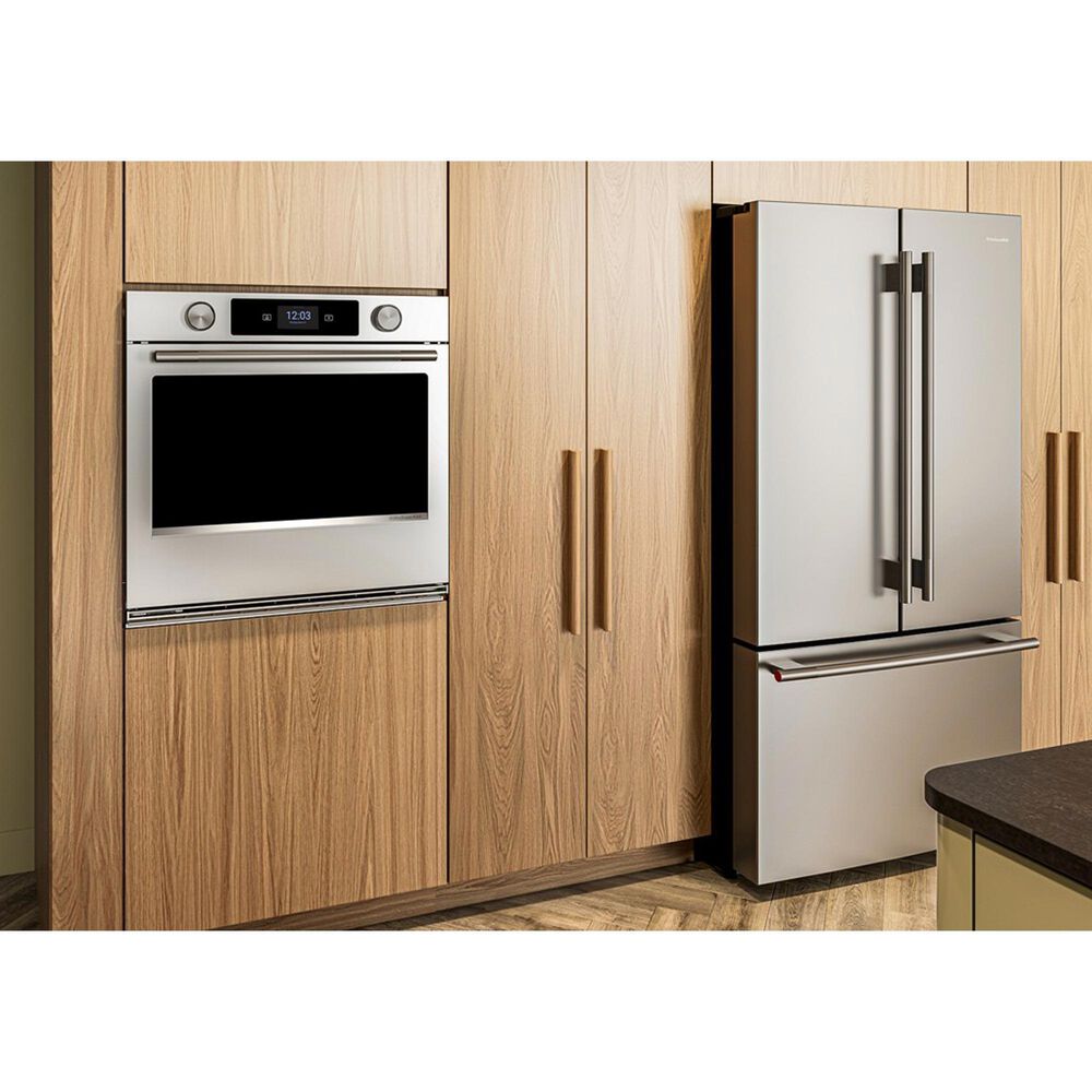 KitchenAid 2-Piece Kitchen Package with PrintShield Stainless Steel 30" Smart Electric Single Wall Oven and Black 30" Electric Cooktop, , large