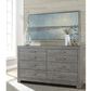 Signature Design by Ashley Culverbach 6 Drawer Dresser in Driftwood Gray, , large
