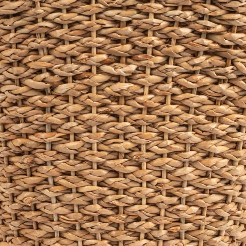 Creative Coop Braided Bankuan Toilet Paper Basket with Wood Handle in Natural, , large