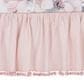 Lambs and Ivy Watercolor Floral 4-Piece Crib Bedding Set in Pink and Grey, , large