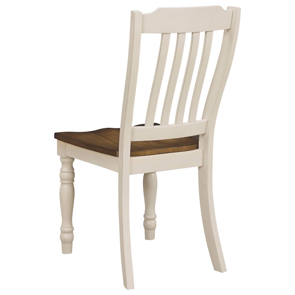 Ashley Wirloni 5-Piece Round Dining Set in Antique White and Brown, , large