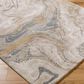 Surya Kavita Khaki, Prairie Dust, Ash and Nickel 10" x 14" Area Rug, , large