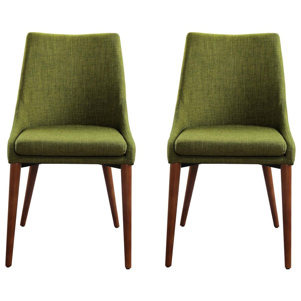 Valor Living Palmer Side Chair with Green Cushion (Set of 2), , large