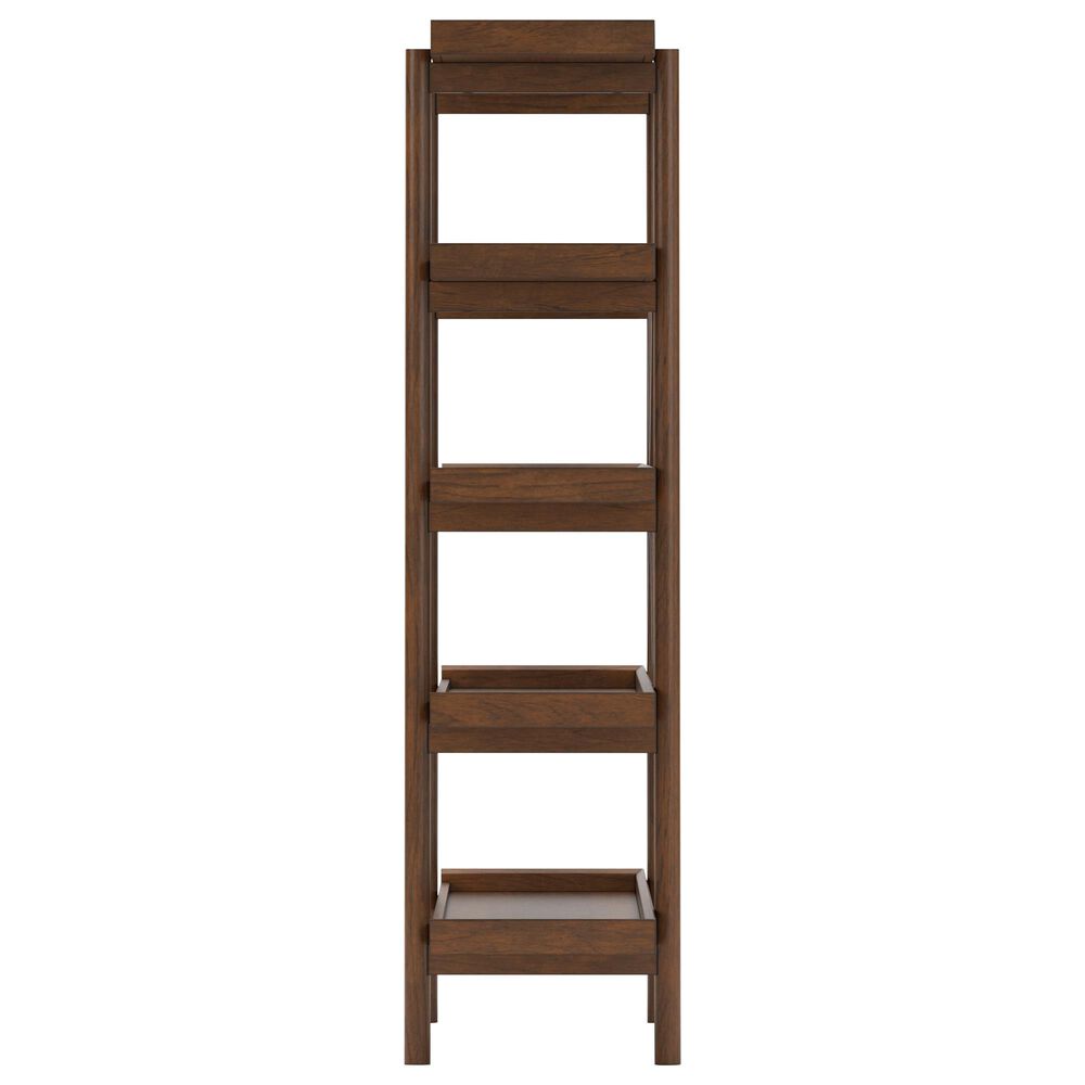 Ashley Lyncott 2-Piece Desk and Bookcase Set in Brown, , large