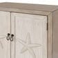 Linon Home Decor Jindran 2-Door Cabinet in Grey and Off White, , large