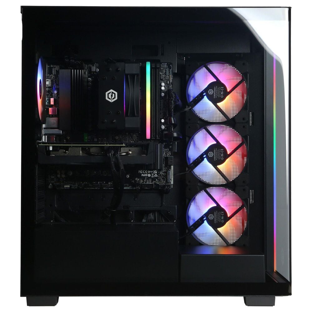 CyberPowerPC Gamer Master Gaming Desktop |AMD Ryzen 7 8700F - 16GB RAM - AMD Radeon RX 9060 XT Graphics - 2TB SSD in Black, , large
