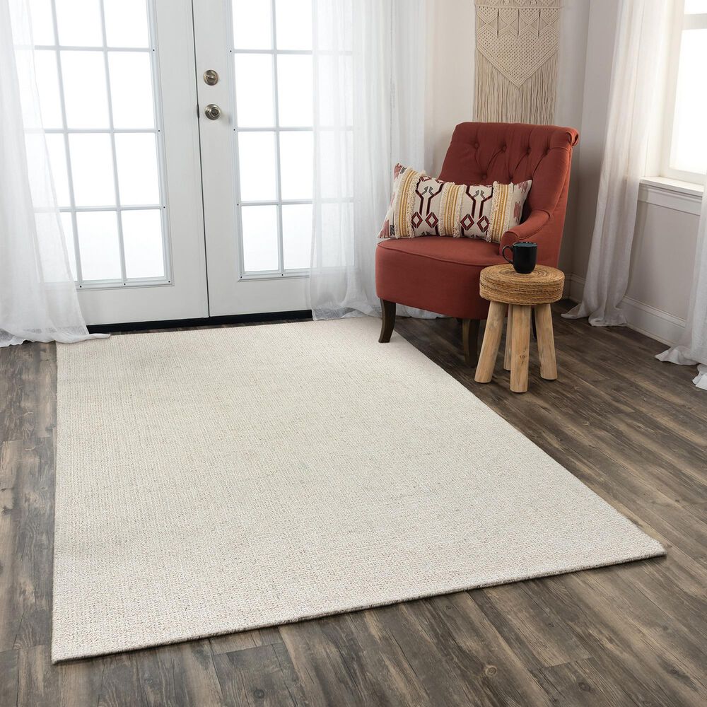 RIZZY Brindleton 8&#39; x 10&#39; White Area Rug, , large