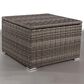 Hearth and Haven Outdoor Storage End Table with Lift-Top Lid in Gray, , large