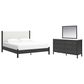 Ashley Cadmori 3-Piece King Platform Bedroom Set in Black and White, , large