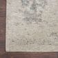 Nourison Silk Shadows 9"9" x 13"9" Ivory and Silver Area Rug, , large