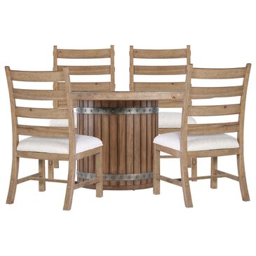 Hooker Furniture Vineyard 5-Piece Dining Set in Brown, , large
