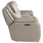 Bassett Levitate Power Reclining Console Loveseat in Nickel, , large