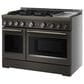 Whirlpool 6.3 Cu. Ft. Freestanding Gas Range with 6 Sealed Burners in Black Ore, , large