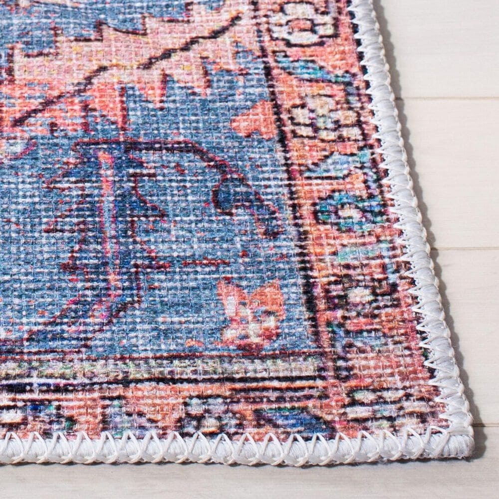 Safavieh Serapi 6&#39;7&quot; Square Light Blue and Beige Area Rug, , large
