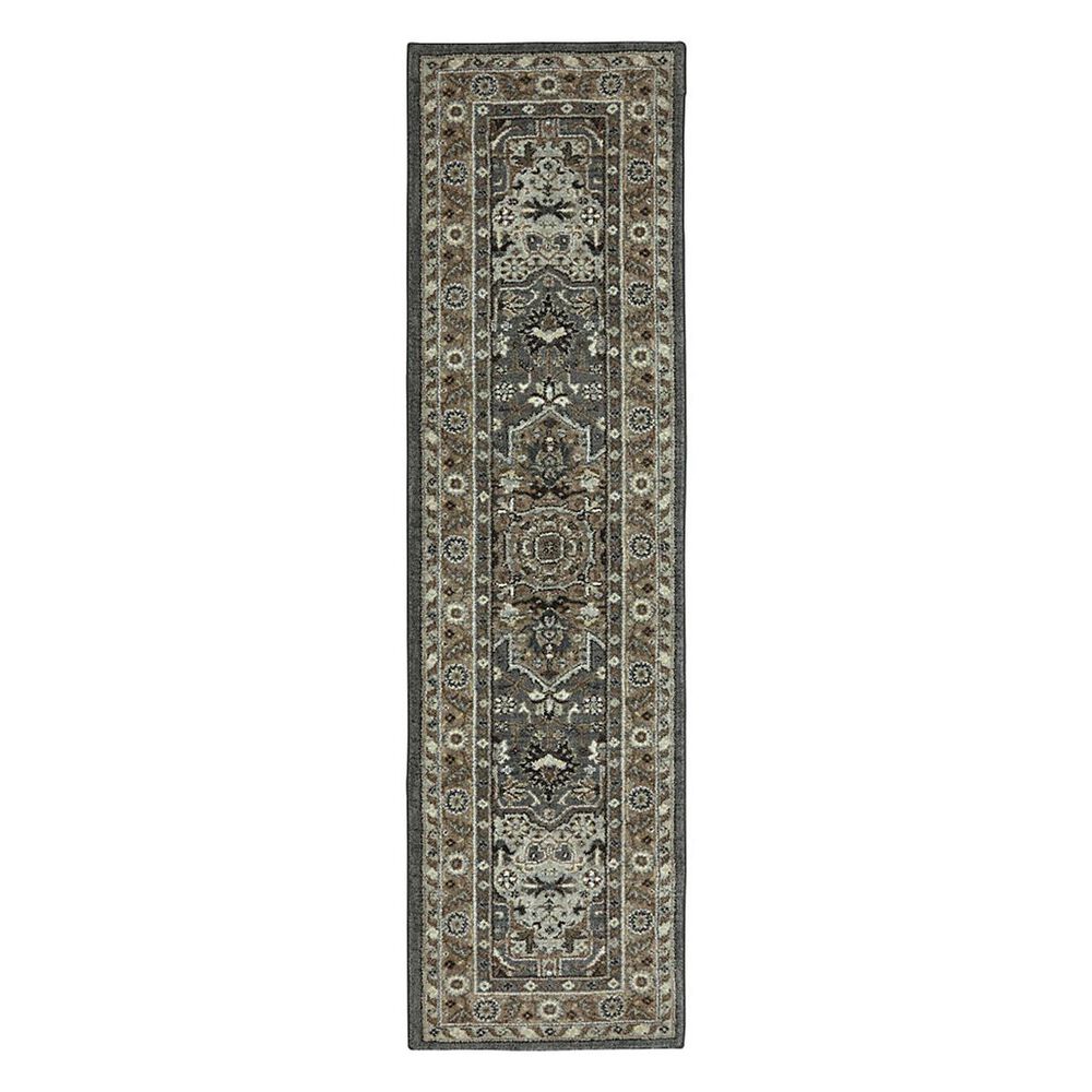 Karastan Euphoria Rhodes 90272-5913 2"1" x 7"10" Ash Grey Runner, , large