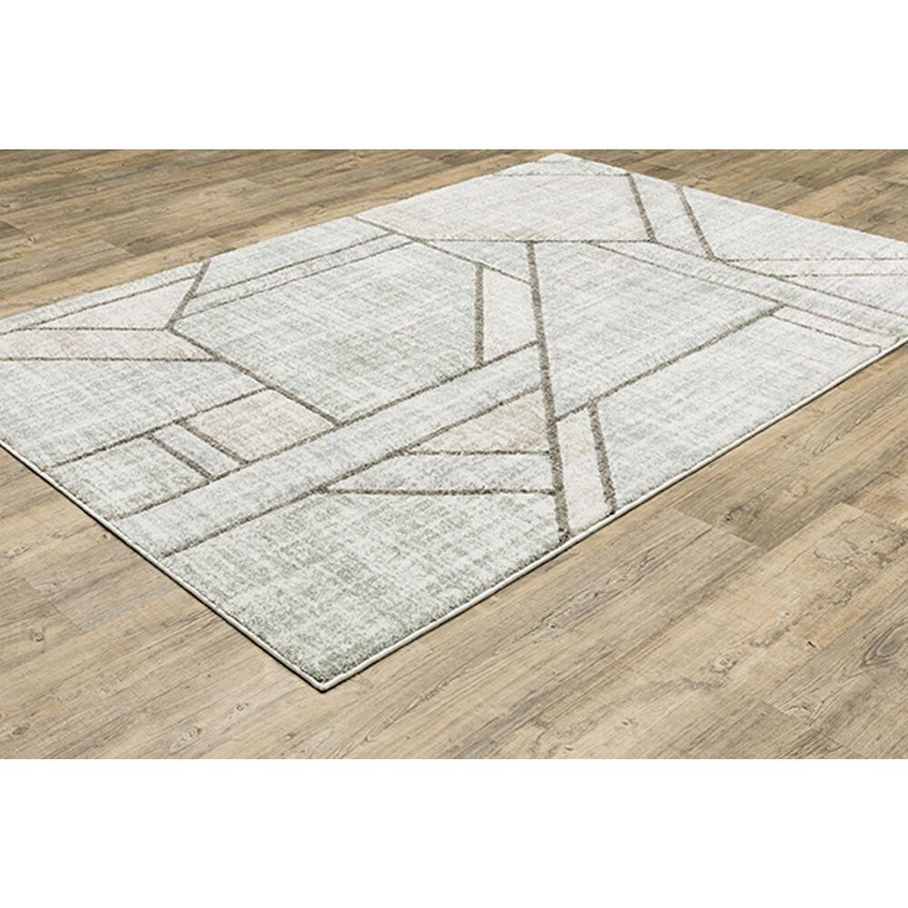 Oriental Weavers Cambria Geometric Shape 6&#39;7&quot; x 9&#39;6&quot; Grey Area Rug, , large
