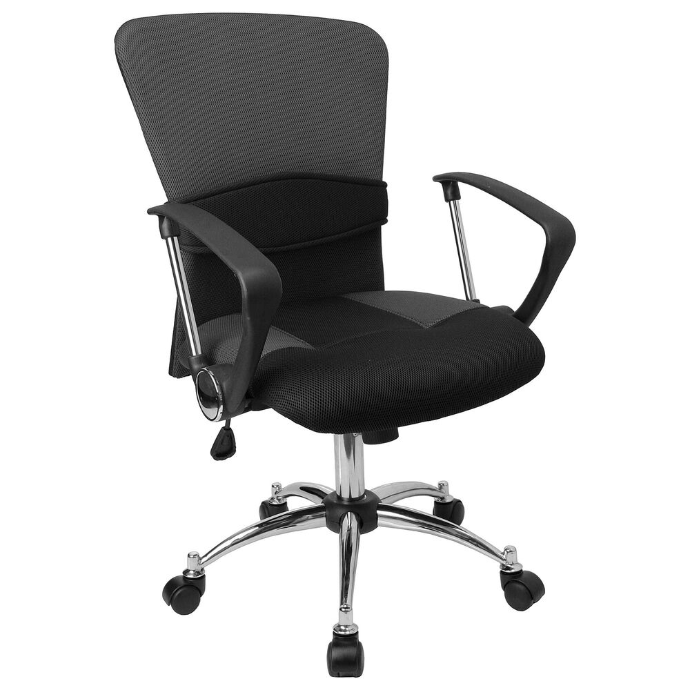 Flash Furniture Swivel Task Chair in Black, , large
