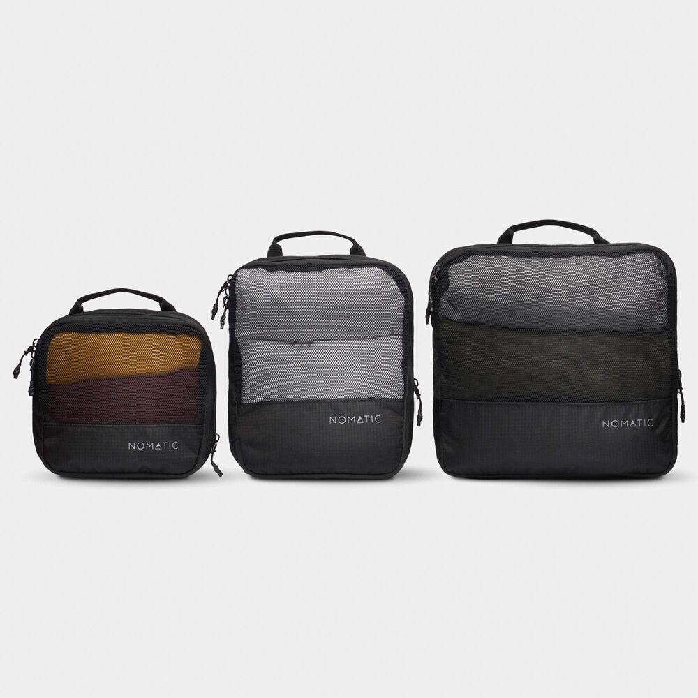 Nomatic 3-Pack Compression Packing Cubes in Black, , large