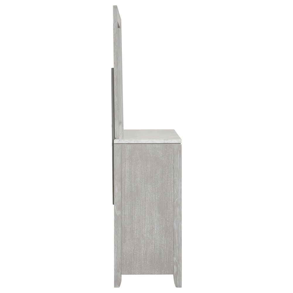 New Heritage Design Fiona 6-Drawer Dresser and Mirror in Mist Gray, , large