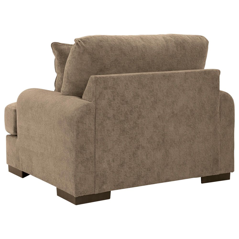 Ashley Jayne Park Chair and a Half with Ottoman in Pecan, , large
