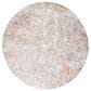 Safavieh Aston ASN728 6"7" Round Ivory and Grey Area Rug, , large