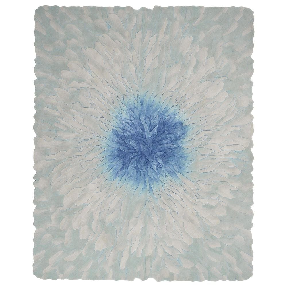 Nourison Prismatic Blue 5"6" x 7"5" Area Rug, , large
