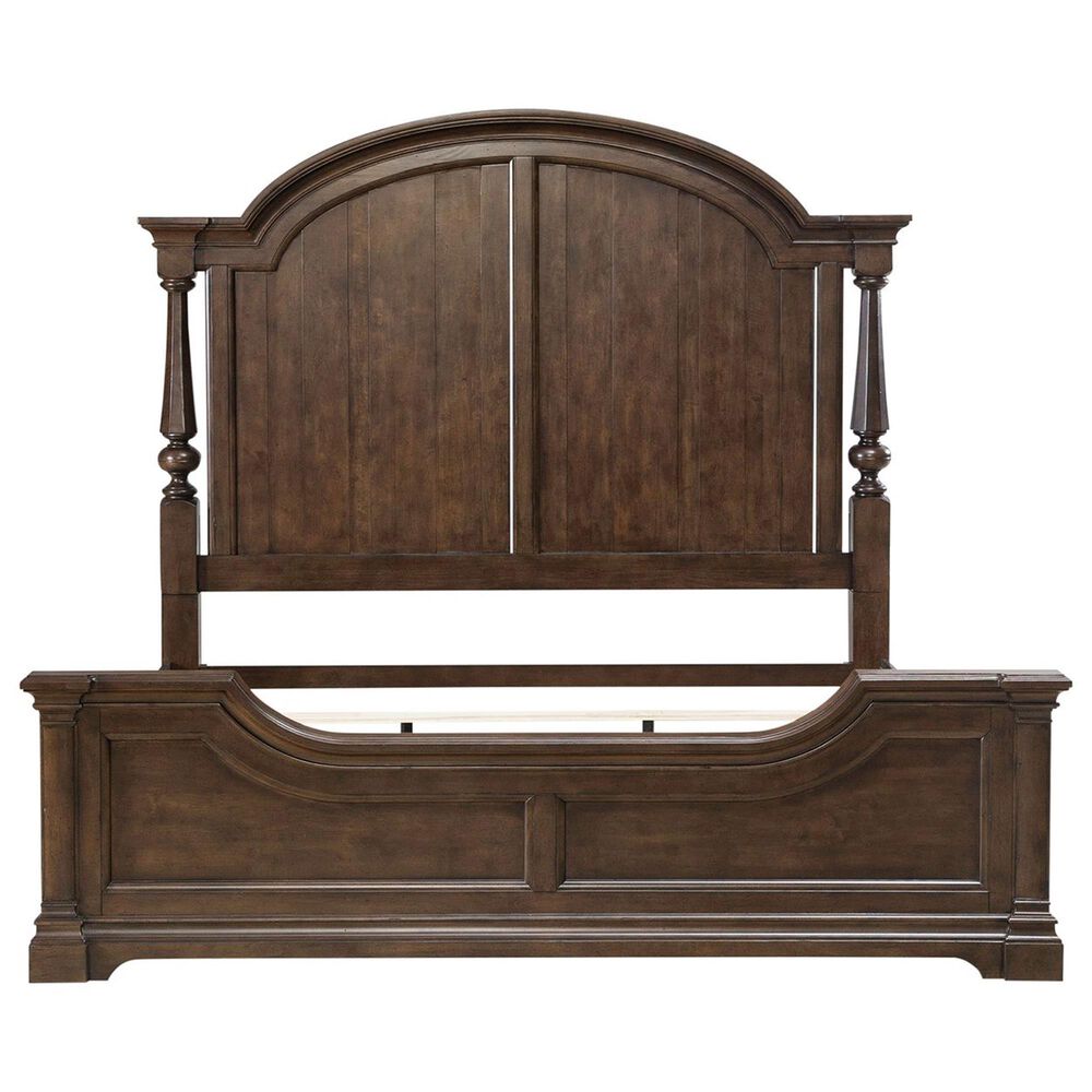 Liberty Furniture Arden Road 5-Piece King Bedroom Set in Satin Cherry, , large